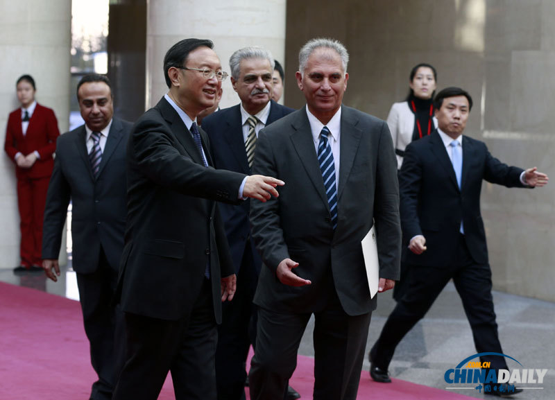 北京：楊潔篪會見巴勒斯坦國總統(tǒng)特使