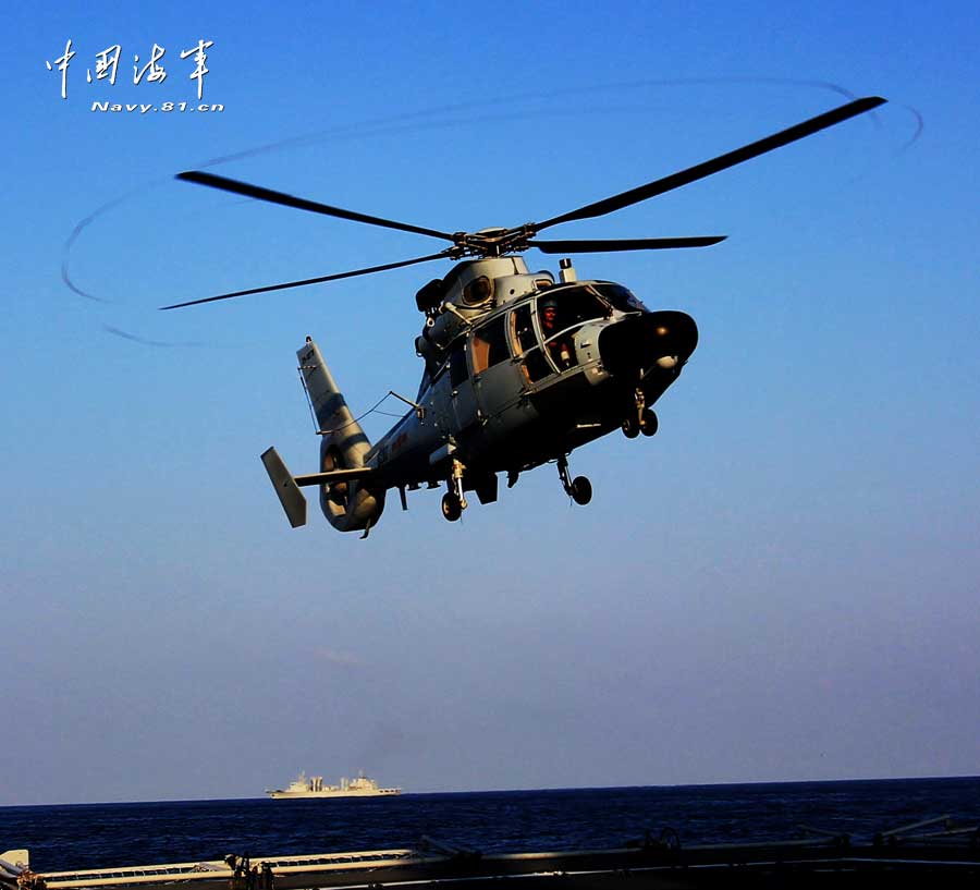 高清：中國海軍亮劍南海 各式武器開火猛攻