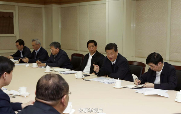 習近平給市、縣委書記念對聯