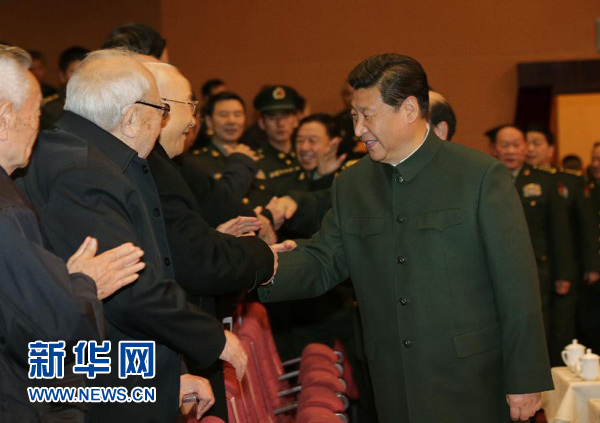 習(xí)近平向全軍老同志祝賀新春