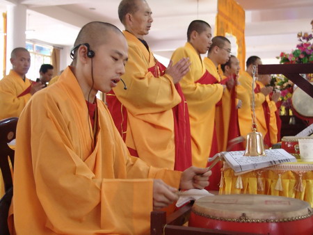 五臺山普化寺啟建第四屆“水陸”祈福法會