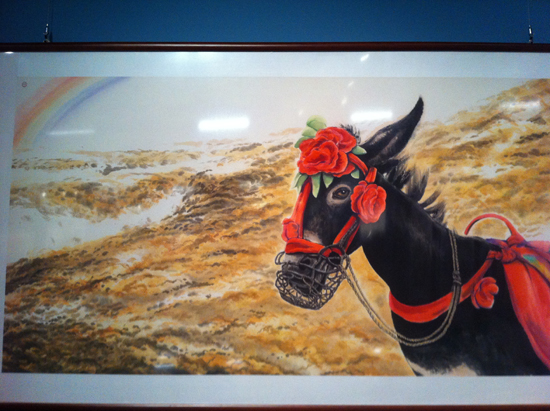 “中國夢•大美臨汾--百名畫家畫汾河”書畫展在并開展