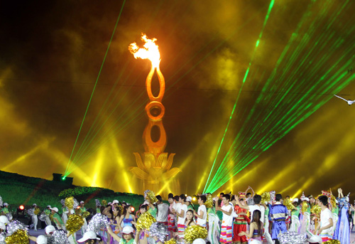 第三屆亞洲沙灘運(yùn)動(dòng)會在山東海陽開幕