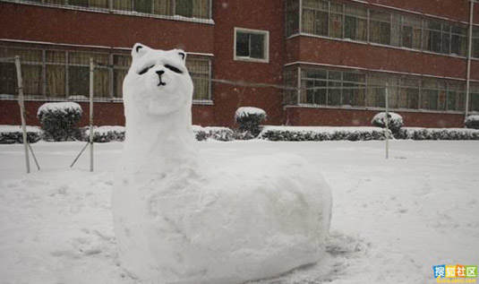 下雪啦！看看堆雪人的N種方法