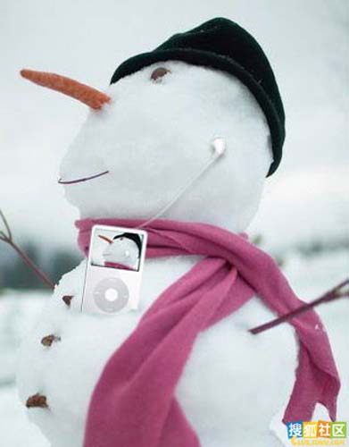 下雪啦！看看堆雪人的N種方法