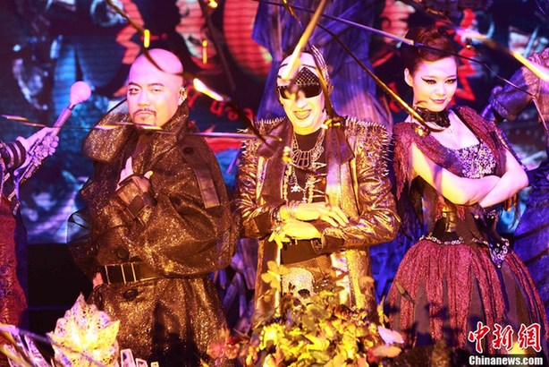 香港海洋公園萬圣節預演 群魔亂舞上演驚嚇之旅