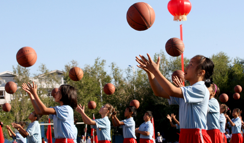 克拉瑪依：“小小奧運”迎國慶