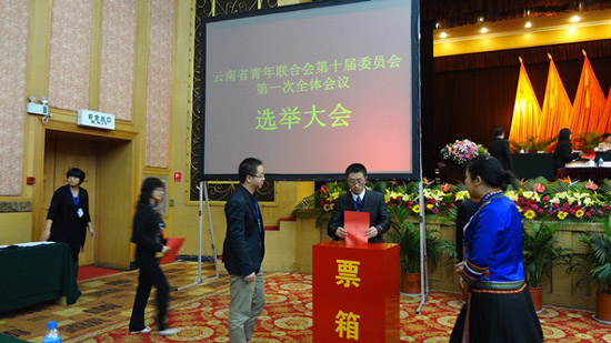 云南省青年聯合會十屆一次全體會議在昆明召開