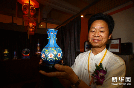 浙江省非物質文化遺產精品展亮相臺北 圖