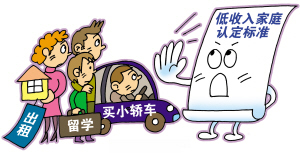 杭州低收入家庭認(rèn)定標(biāo)準(zhǔn)出臺(tái) 買車留學(xué)的都不符合