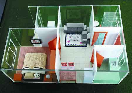 寧波最大規(guī)模公租房項目樣板房揭開“神秘面紗”