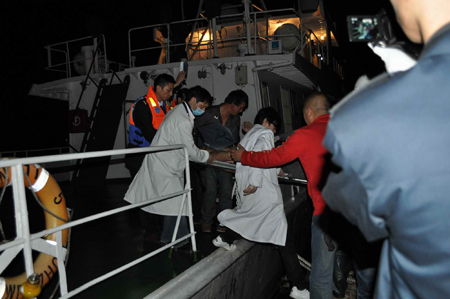 浙江海上5名漁民硫化氫中毒 疑海鮮雜物腐爛引起