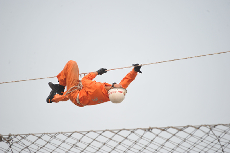 全國公安消防鐵軍比武 浙江代表隊旗開得勝