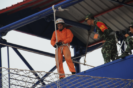 全國公安消防鐵軍比武 浙江代表隊旗開得勝