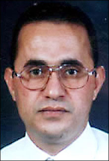 Undated photo obtained from the US Department of State shows Abu Musab al-Zarqawi. Al-Qaeda leader Osama bin Laden has suggested to the US foe, that he get involved in attacks inside the United States, a US counter-terrorism official said. [AFP]