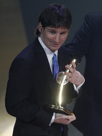 Messi wins FIFA World Player of Year award