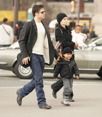 Brangelina spend happy time with Maddox and Zahara