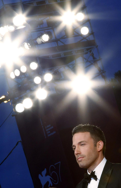 Red carpet for 'The town' at 67th Venice Film Festival