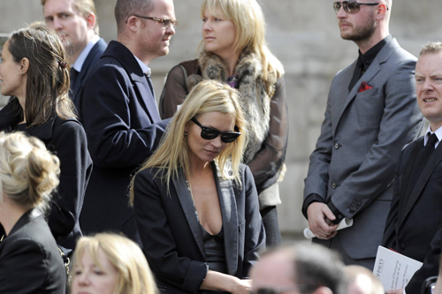 Celebs at memorial service for Alexander McQueen at St. Paul's Cathedral in London