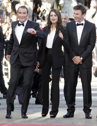 The screening of the film 'The Artist' in competition at the 64th Cannes Film Festival