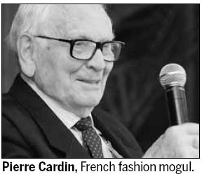 Ageless Cardin brings new show to China