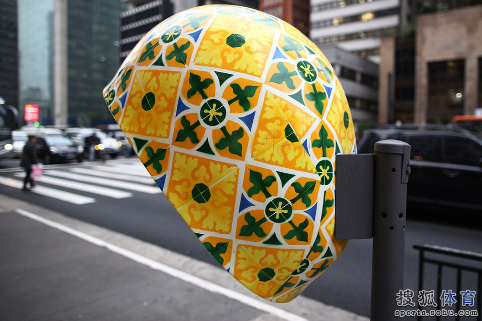 街頭巷尾的巴西元素 世界杯氣氛愈發濃烈