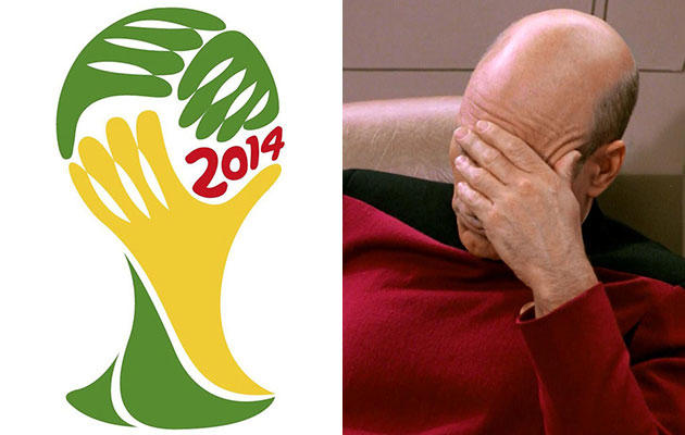 雅虎體育:巴西世界杯標志酷似《星際迷航》角色招牌動作