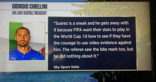 受害者基耶里尼：裁判看見牙印了