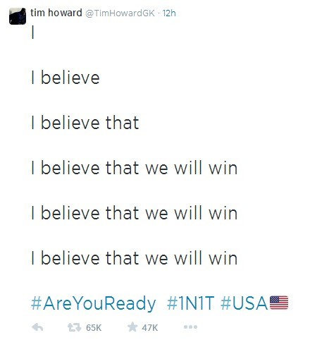 美國(guó)惜敗 門將霍華德又被玩壞了