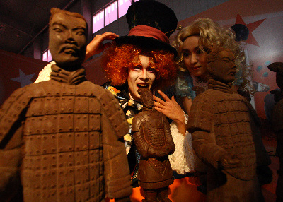 巧克力夢公園今起倒數(shù)計時 巧克力兵馬俑天天送游客