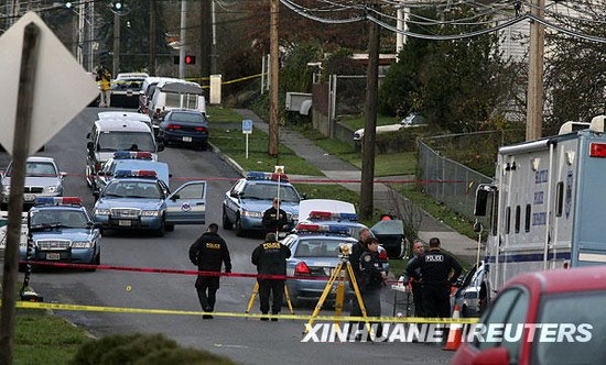 美國華盛頓州襲警嫌犯被警方擊斃(圖)