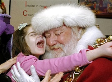 經濟不景氣 美國更多兒童向圣誕老人索要生活必需品