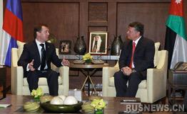 俄總統滿意中東之行 欲在約旦建核電站(圖)