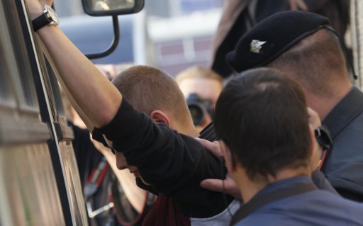 莫斯科警方拘捕100名非法集會的激進民族主義者