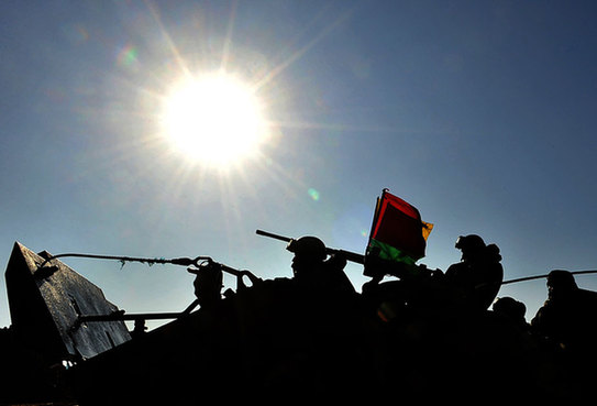 韓國陸軍進行大規模渡河實戰訓練