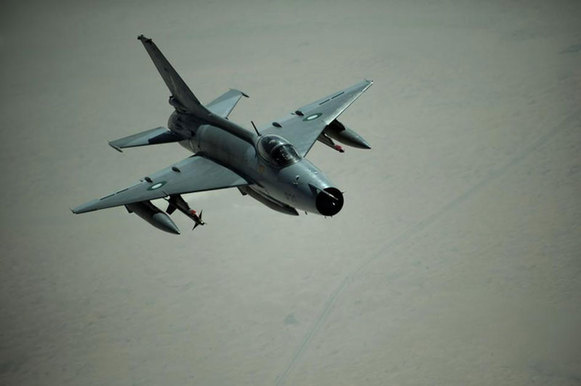 巴基斯坦殲7戰機現身中東軍演