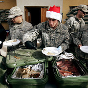 外國(guó)軍人如何過節(jié)？