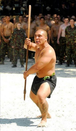 新西蘭士兵大秀“毛利戰舞”
