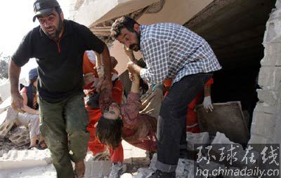 以軍炸死60平民 黎巴嫩拒絕賴斯訪問