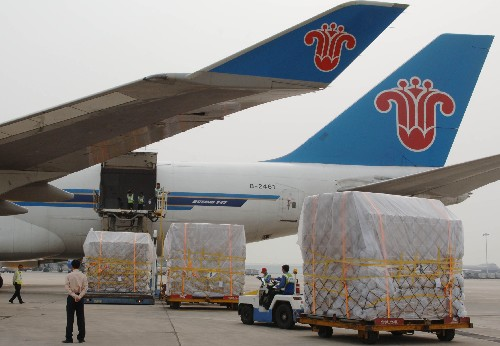中國向黎提供的緊急人道主義物資3日啟運