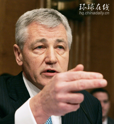 關(guān)注國際焦點問題的查克?哈格爾