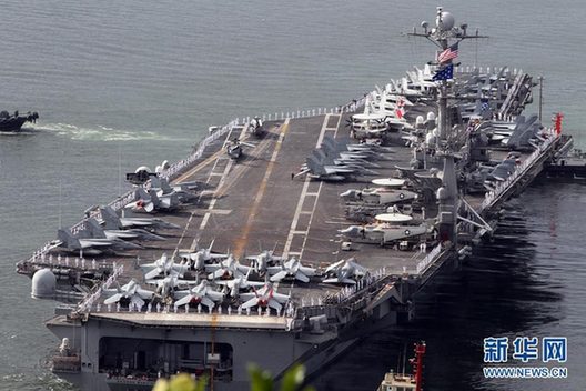 高清：韓美開始舉行海上聯(lián)合軍演