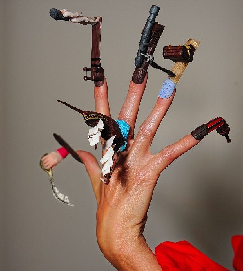 纖小指尖變幻萬種風情 指甲奧林匹克令人大開眼界