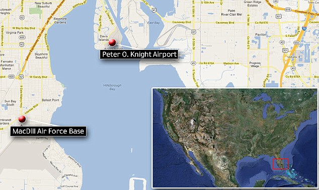 美大型軍用運輸機錯降小機場 在距離跑道盡頭三米處奇跡降落