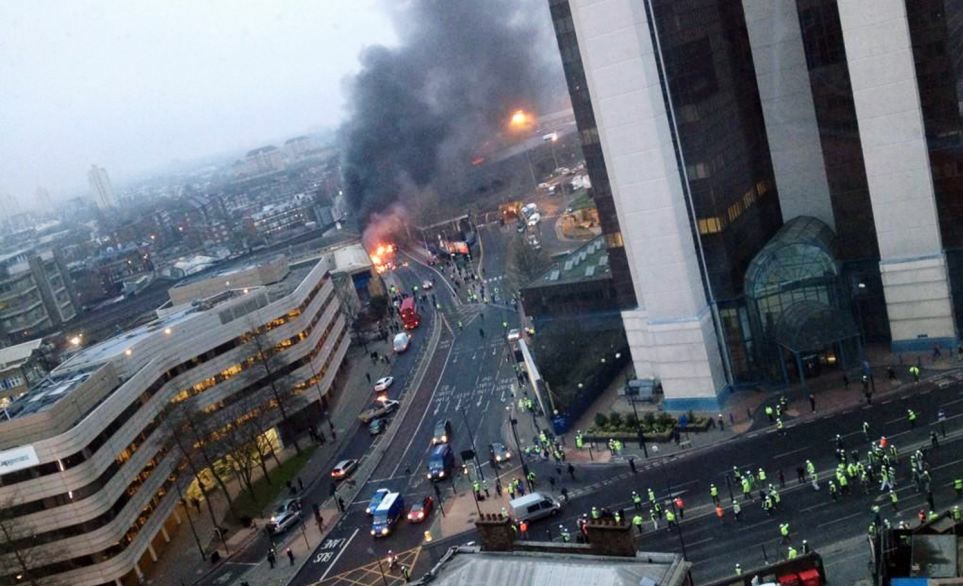 倫敦直升機墜毀或因天氣不佳 兩人貪睡幸免于難