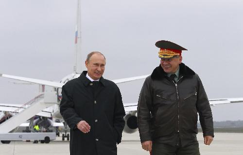 普京觀摩俄海軍在黑海演習和陸戰隊登陸訓練