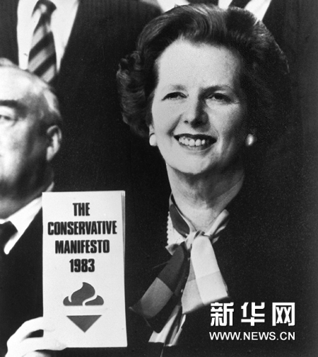 英國前首相撒切爾夫人8日因中風去世享年87歲