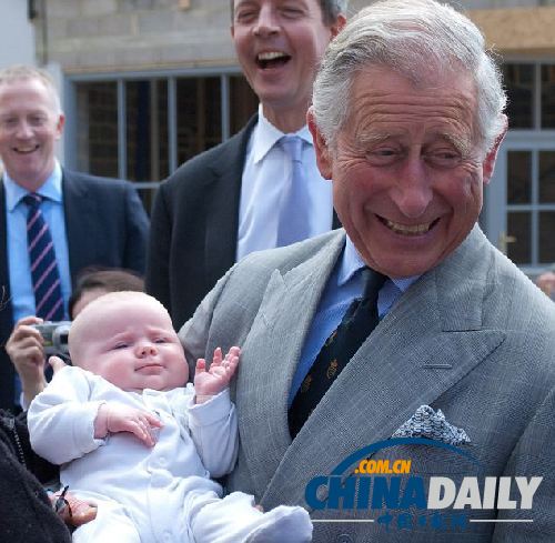 英王儲出席環?；顒颖畫?或為迎接長孫出生做準備