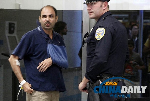 組圖：美國家運(yùn)輸安全委員會(huì)開始調(diào)查失事飛機(jī)