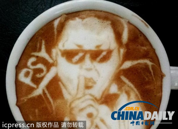 奇妙咖啡藝術 愛因斯坦向你吐舌賣萌